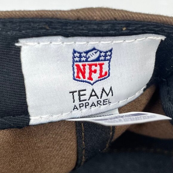 NFL Cleveland Browns Hat Embroidered Logo Brown Strapback Fanwear New - Picture 7 of 12